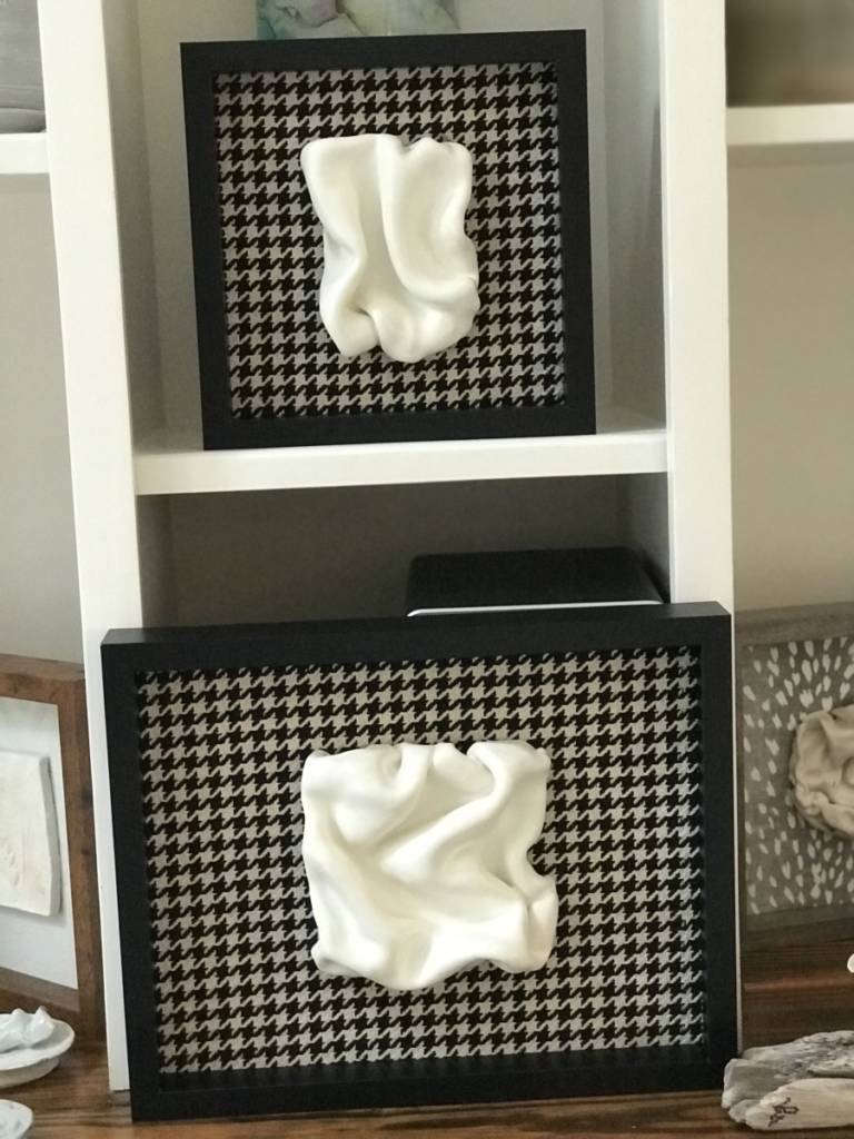 Wall Hangings in Frames ($70 and $80) Pam Meyers