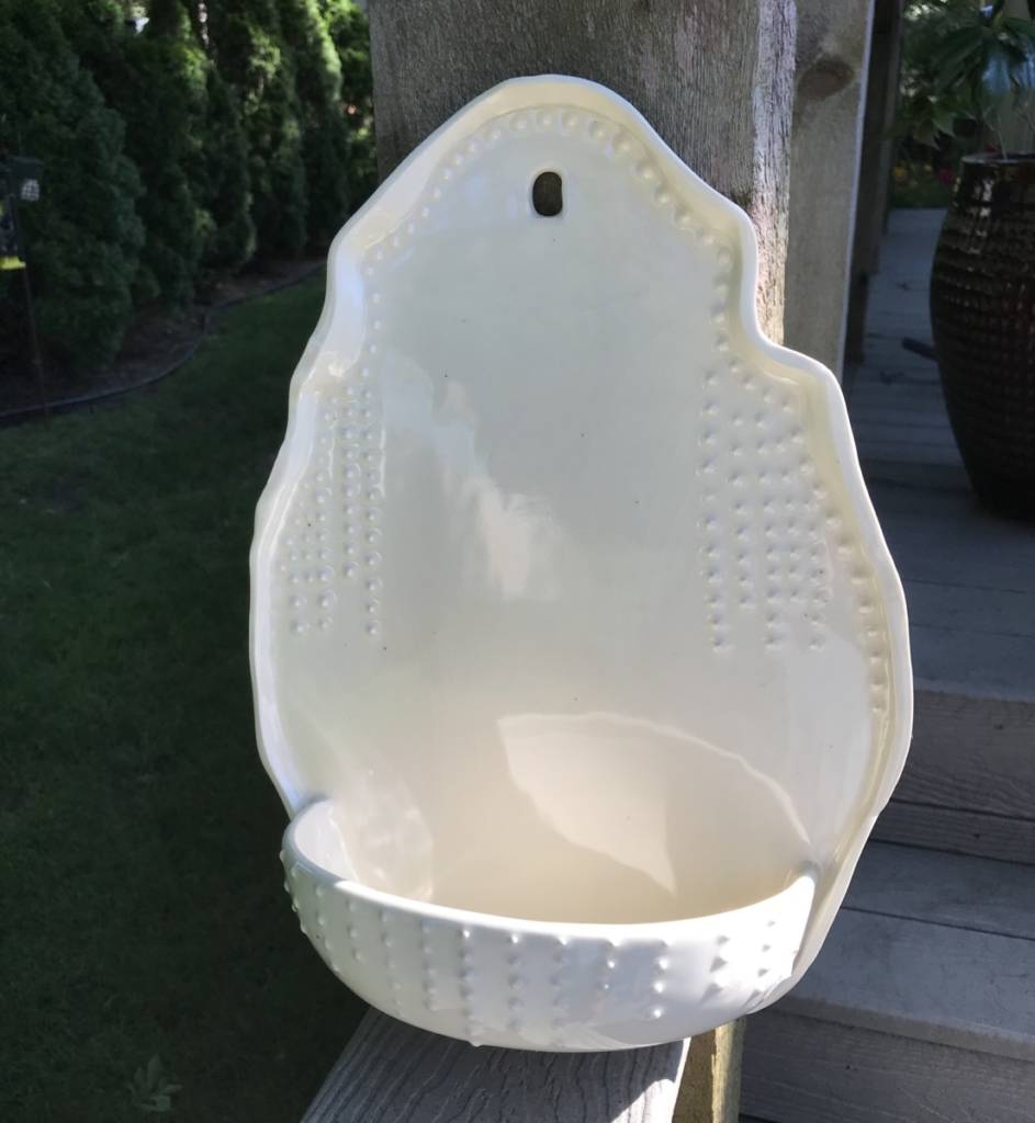 Large Planter, Hanging White ($50) - Pam Anderson